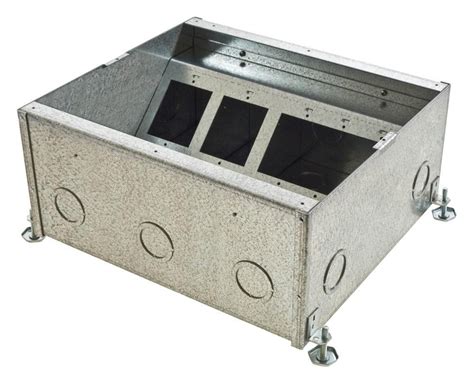 recessed concrete floor box reinforced non-metallic carpet cover|2 gang concrete floor boxes.